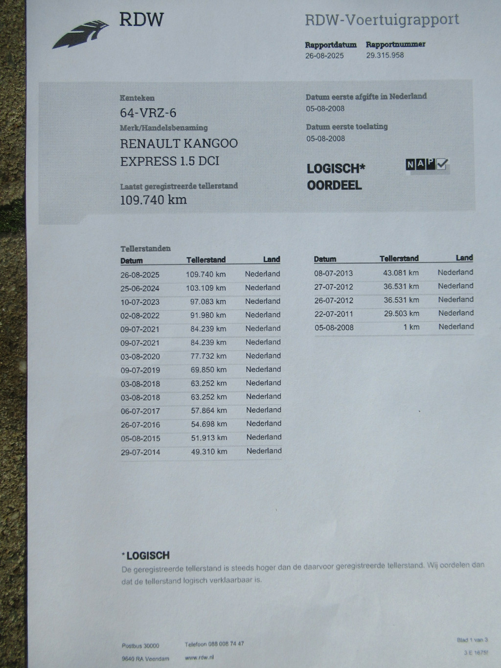 Renault Kangoo Express 1.5 dCi 70 Express Imperiaal 12