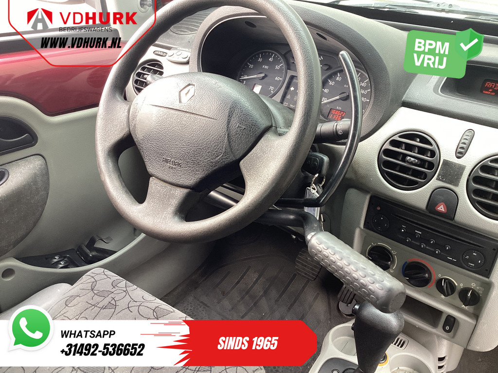 Renault Kangoo Express 1.6 95 pk Aut. LPG EXPORT ONLY Handgas-rem/ 2xSchuifdeur/ Rijdt Goed/ Airco 11