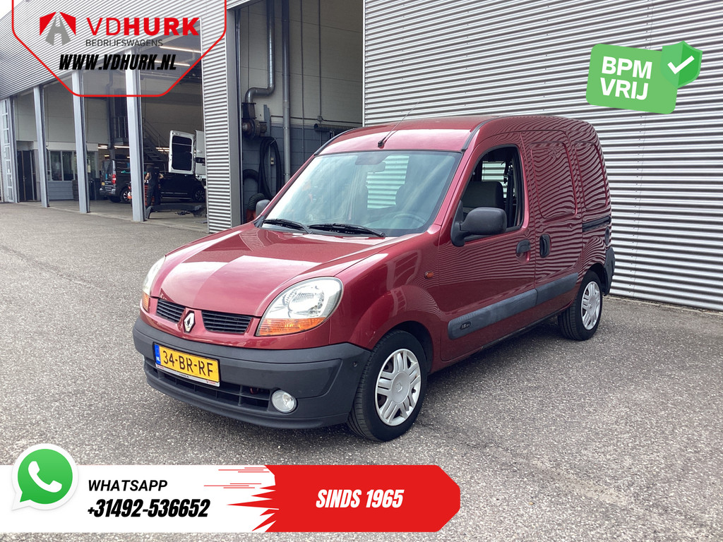 Renault Kangoo Express 1.6 95 pk Aut. LPG EXPORT ONLY Handgas-rem/ 2xSchuifdeur/ Rijdt Goed/ Airco 7