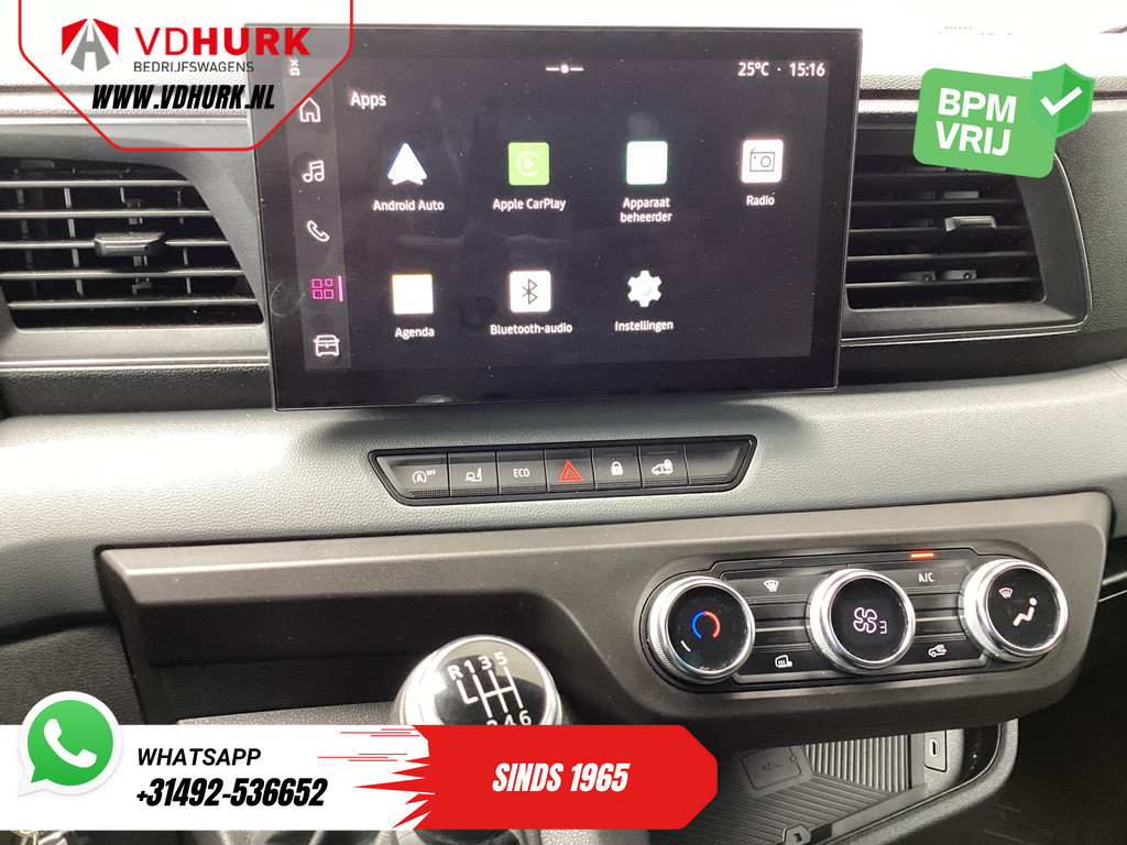 Renault Master 2.0 dCi 150 pk L3H2 Carplay/ LED/ 270Gr.Deuren/ 2.5t Trekverm./ Camera/ Cruise/ PDC/ Airco 12