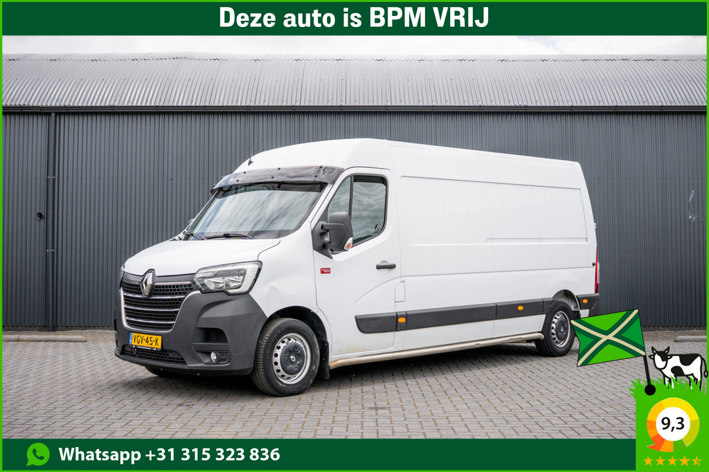 Renault Master 2.3 dCi 135 L3H2 | 136 PK | 1ste Eigenaar | 3-Zits | Camera | Cruise | PDC | Airco