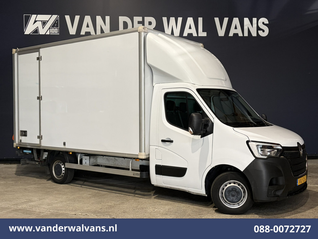 Renault Master 2.3 dCi 146pk Bakwagen 232cm Hoog Laadklep Zijdeur Euro6 Airco | LED | Lat om Lat betimmering Cruisecontrol, Bijrijdersbank, 972kg laadvermogen
