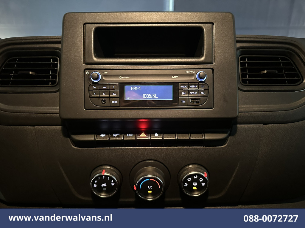 Renault Master 2.3 dCi 146pk Bakwagen 233cm Hoog Laadklep Euro6 Airco | Cruisecontrol | Lat om lat betimmering Zijdeur, Bijrijdersbank 12