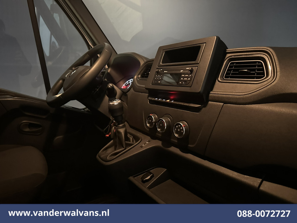 Renault Master 2.3 dCi 146pk Bakwagen 233cm Hoog Laadklep Euro6 Airco | Cruisecontrol | Lat om lat betimmering Zijdeur, Bijrijdersbank 15