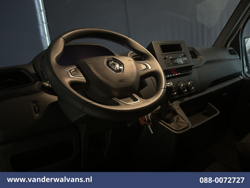 Renault Master 2.3 dCi 146pk Bakwagen 233cm Hoog Laadklep Euro6 Airco | Cruisecontrol | Lat om lat betimmering Zijdeur, Bijrijdersbank 16