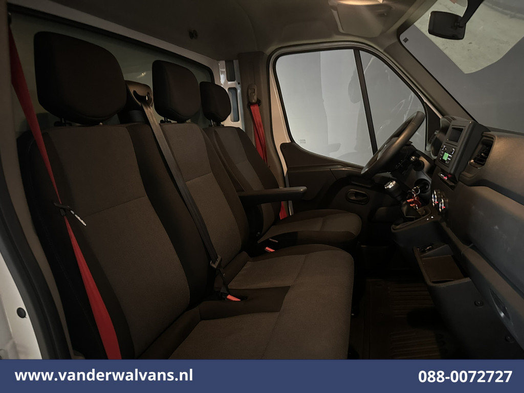Renault Master 2.3 dCi 146pk Bakwagen 233cm Hoog Laadklep Zijdeur Euro6 Airco | LED | Cruisecontrol Lat om Lat betimmering, Bijrijdersbank 7