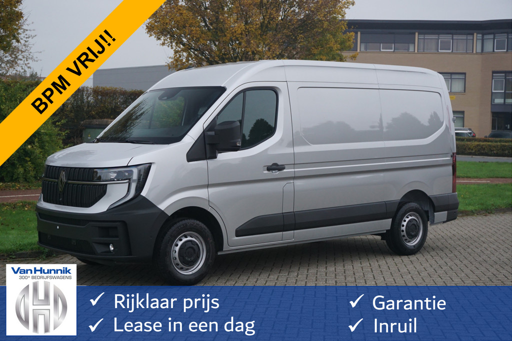 Renault Master T35 170PK L2H2 BPM VRIJ!! 10 R-Link Navi, Camera, LED!! NR. 507