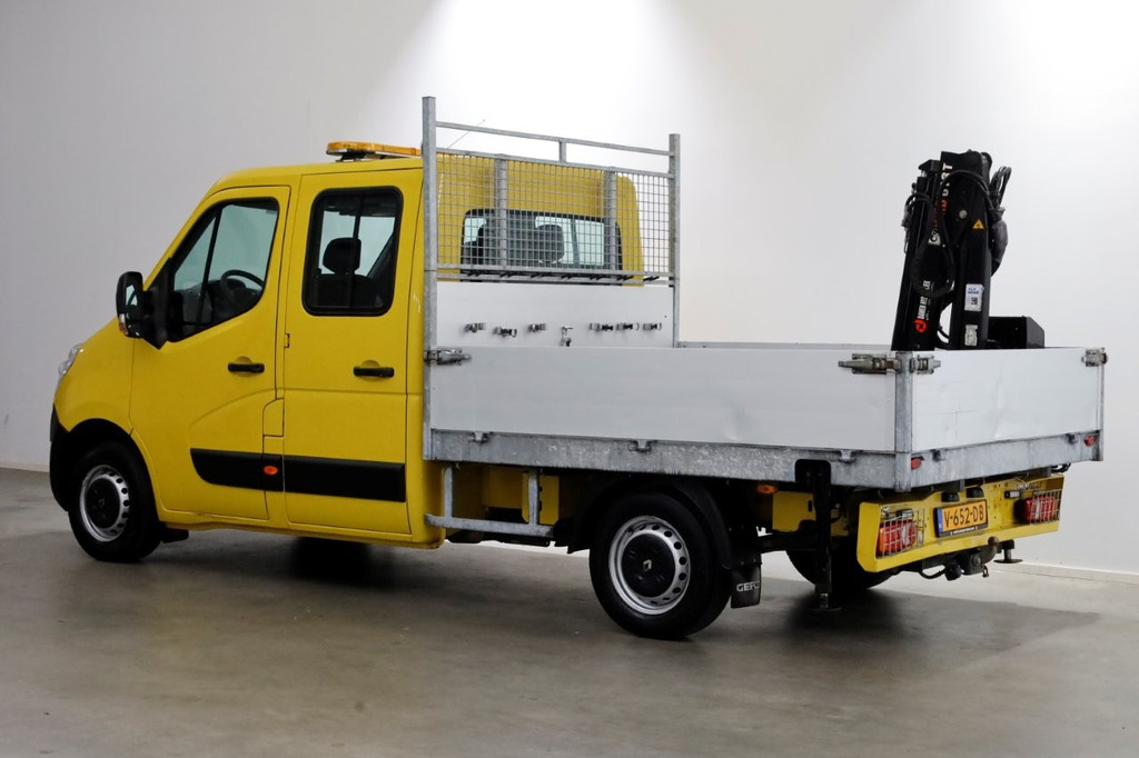 Renault Master T35 2.3 dCi 130pk E6 L2H1 D.C. Open Laadbak + HIAB 013T Kraan 12-2016 12