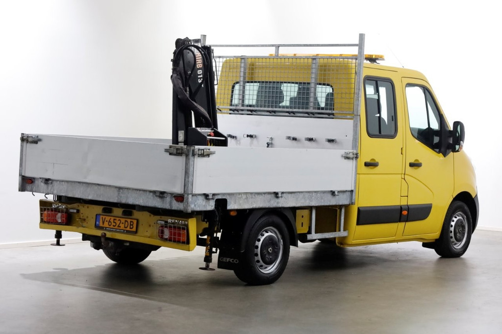 Renault Master T35 2.3 dCi 130pk E6 L2H1 D.C. Open Laadbak + HIAB 013T Kraan 12-2016 14