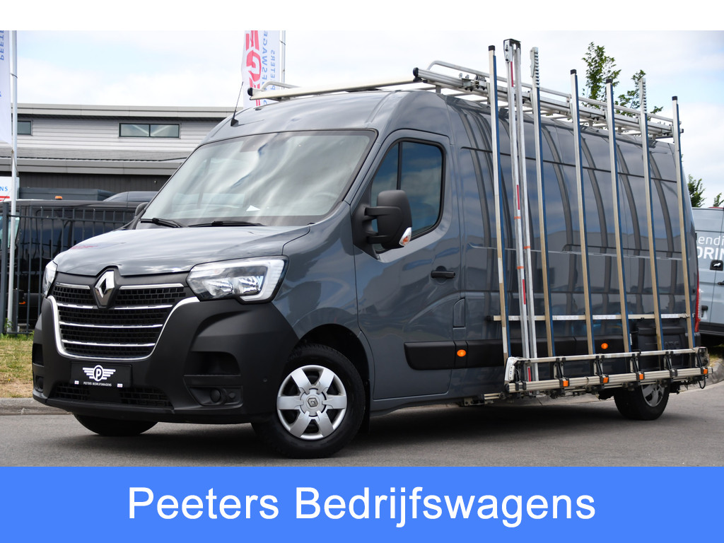 Renault Master T35 2.3 dCi 150 L3H2 Edition Glasresteel! Camera, Cruise, LED, Automaat, 150pk, multimedia, Leder, Trekhaak, Sensoren, Uniek! Glaswagen, Imperiaal, Glas resteel, Glas, Bouw