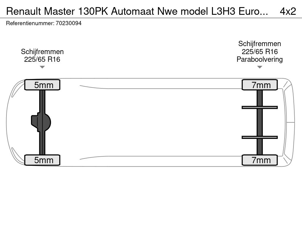 Renault Master 130pk Automaat Nwe model L3H3 Euro6 Hoogdak Camera Bluetooth XL 14m3 16