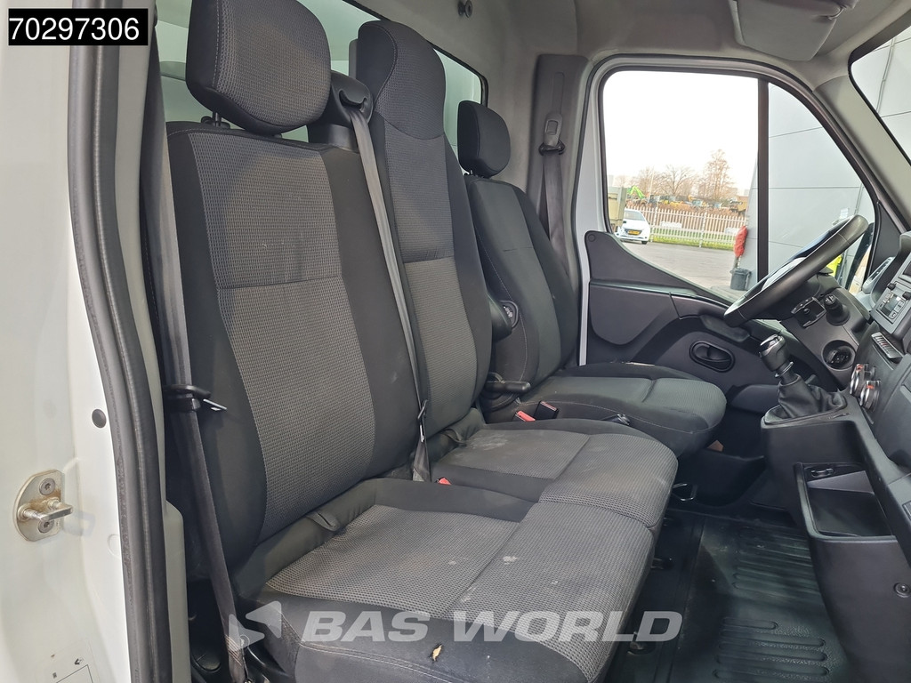 Renault Master 145PK Kipper met Kist Dubbellucht 3,5t Trekhaak LED Airco Cruise Euro6 Kieper Tipper Benne Airco Trekhaak Cruise control 12