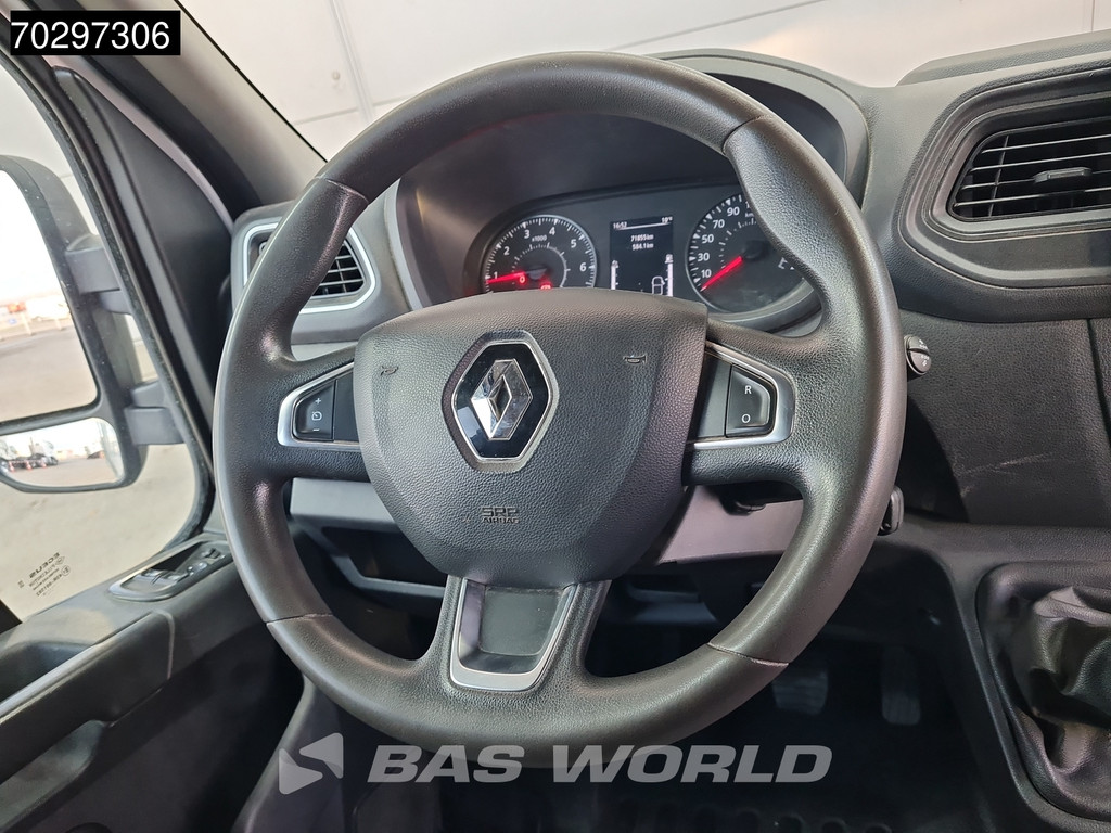 Renault Master 145PK Kipper met Kist Dubbellucht 3,5t Trekhaak LED Airco Cruise Euro6 Kieper Tipper Benne Airco Trekhaak Cruise control 17