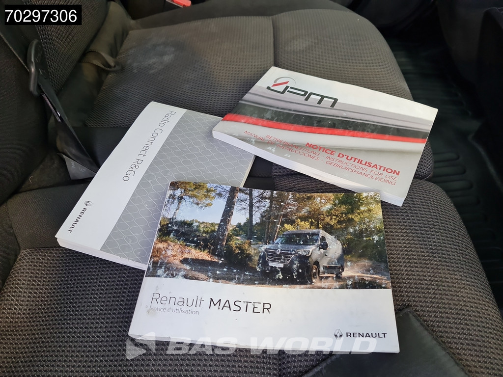 Renault Master 145PK Kipper met Kist Dubbellucht 3,5t Trekhaak LED Airco Cruise Euro6 Kieper Tipper Benne Airco Trekhaak Cruise control 21