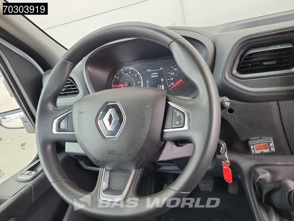 Renault Master 145PK Open Laadbak Dubbel Cabine 3,5t Trekhaak Dubbellucht LED Airco Cruise Standkachel APK 07-2026 Euro6 Pritsche Pickup Open Box Airco Trekhaak Cruise control 15