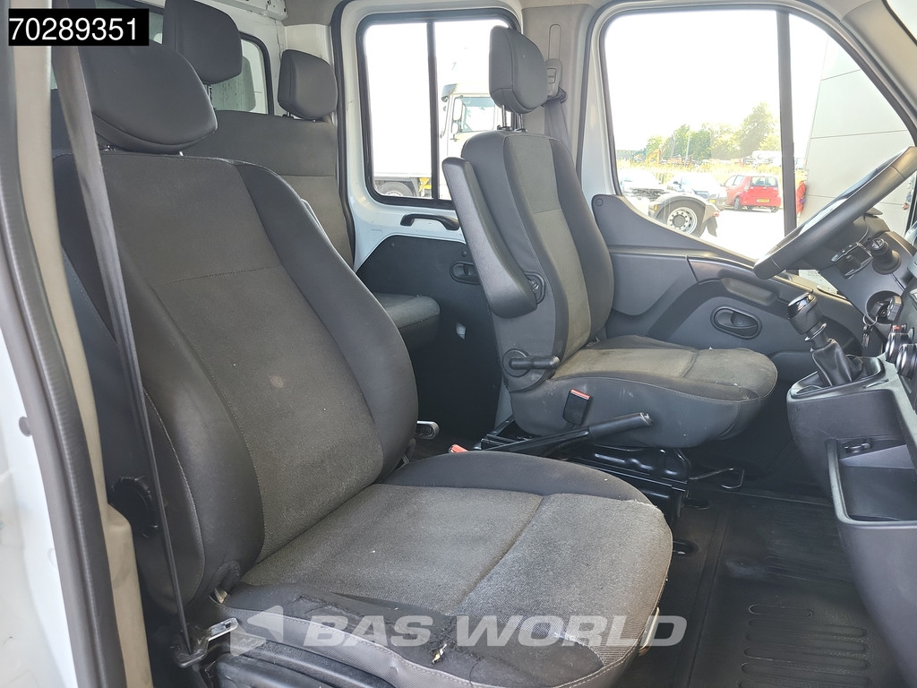 Renault Master 145PK Open Laadbak Dubbellucht 3,5t Trekhaak DC Dubbel Cabine Airco Cruise Euro6 Pritsche Pickup Open Box Airco Trekhaak Cruise control 12