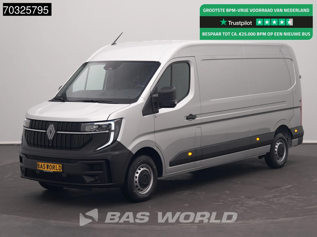 Renault Master 150PK BPM Vrij! L3H2 150PK LED Airco Cruise CarPlay Parkeersensoren Euro6 L3 Airco Cruise control