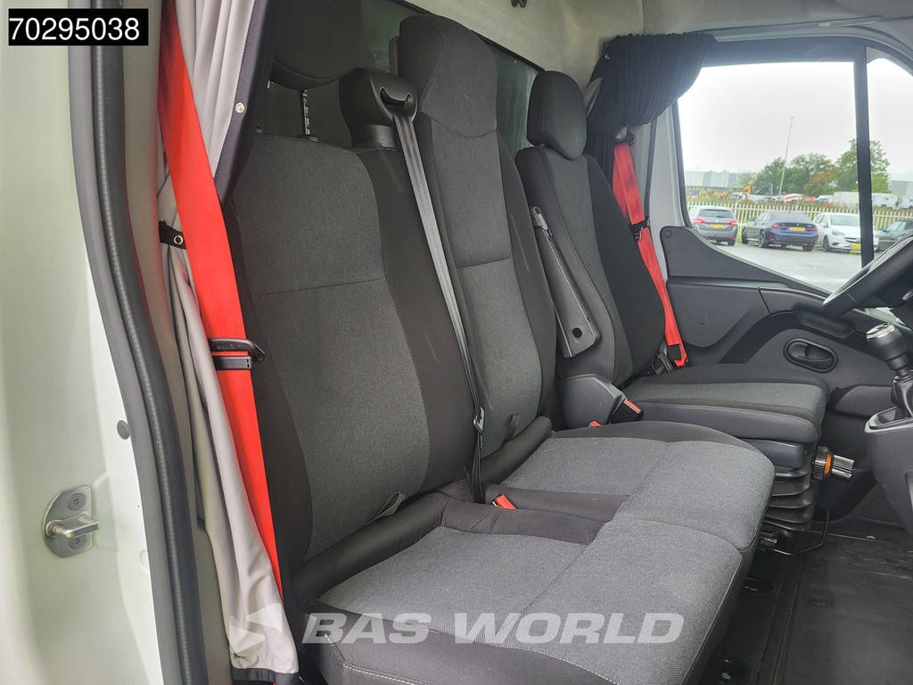 Renault Master 165PK Schuifzeilen RED-edition LED Airco Cruise Standkachel Euro6 Zeilen Zeil Curtainsides Zeilenwagen Plane Bakwagen Koffer 24m3 Airco Cruise control 11