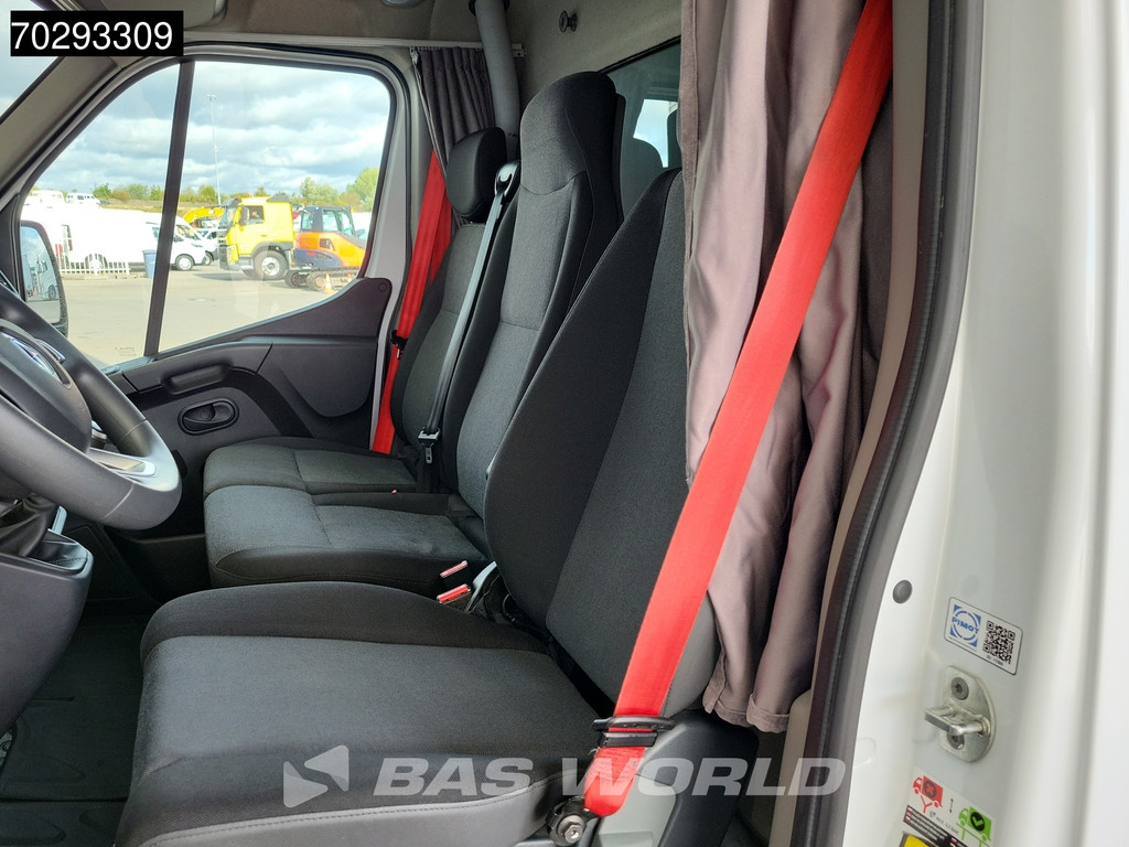 Renault Master 165PK Schuifzeilen RED-edition LED Airco Cruise Standkachel Euro6 Zeilen Zeil Curtainsides Zeilenwagen Plane Bakwagen Koffer 25m3 Airco Cruise control 11
