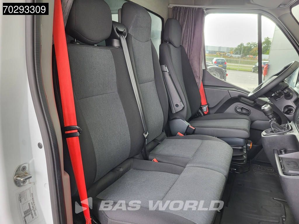 Renault Master 165PK Schuifzeilen RED-edition LED Airco Cruise Standkachel Euro6 Zeilen Zeil Curtainsides Zeilenwagen Plane Bakwagen Koffer 25m3 Airco Cruise control 12