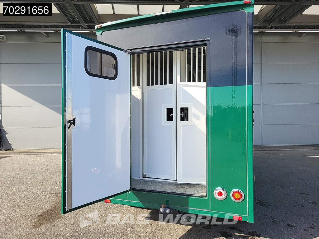 Renault Master 180PK Paardenwagen Hengstenuitvoering Automaat 180PK Trekhaak LED Airco Cruise Camera Euro6 Horsetruck Horse Airco Trekhaak Cruise control 7