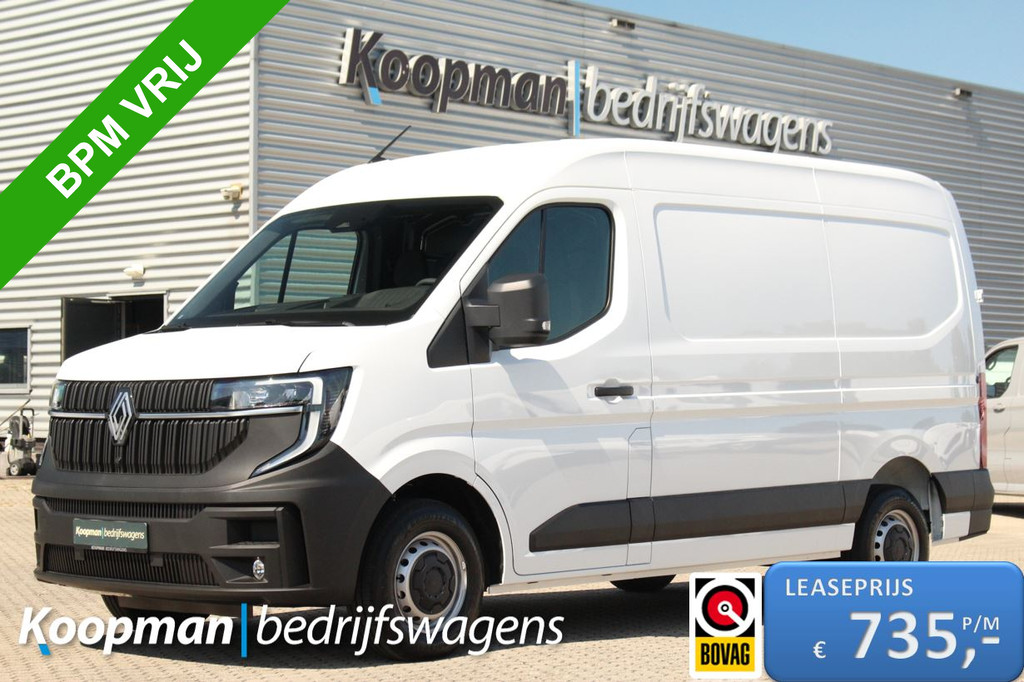 Renault Master E-Tech Long Range Advance | T35 L2H2 | 87kWh | 105kW | V2L/V2G | Camera | Carplay/Android | Lease 735,- p/m