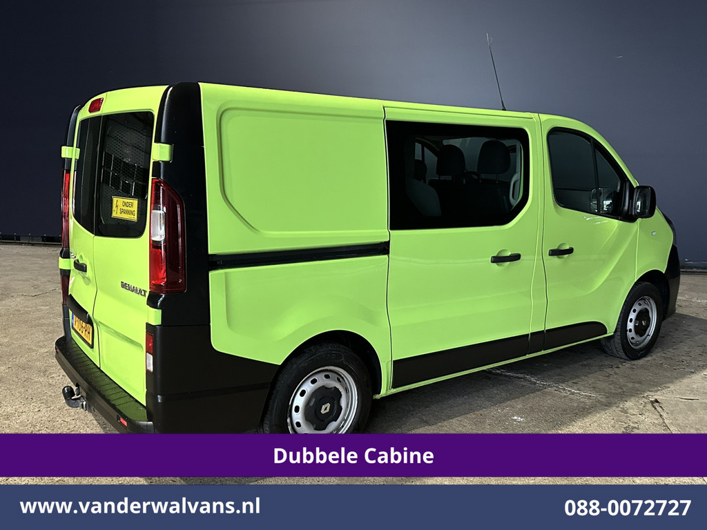 Renault Trafic 1.6 dCi 122pk inrichting L1H1 Dubbele cabine Euro6 Airco | 6-Zits | Navigatie Trekhaak, Cruisecontrol, Parkeersensoren, Bijrijdersbank 11
