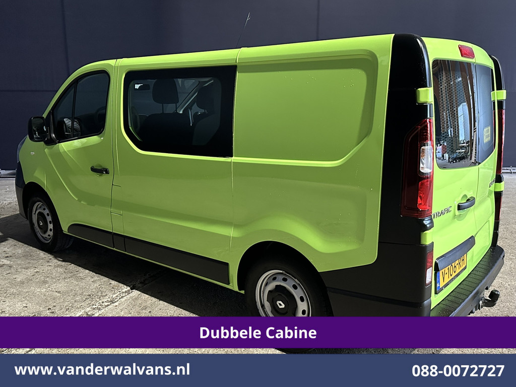 Renault Trafic 1.6 dCi 122pk inrichting L1H1 Dubbele cabine Euro6 Airco | 6-Zits | Navigatie Trekhaak, Cruisecontrol, Parkeersensoren, Bijrijdersbank 12