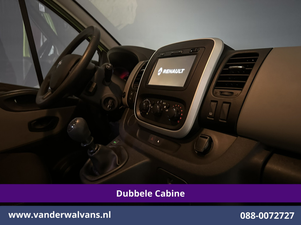 Renault Trafic 1.6 dCi 122pk inrichting L1H1 Dubbele cabine Euro6 Airco | 6-Zits | Navigatie Trekhaak, Cruisecontrol, Parkeersensoren, Bijrijdersbank 14