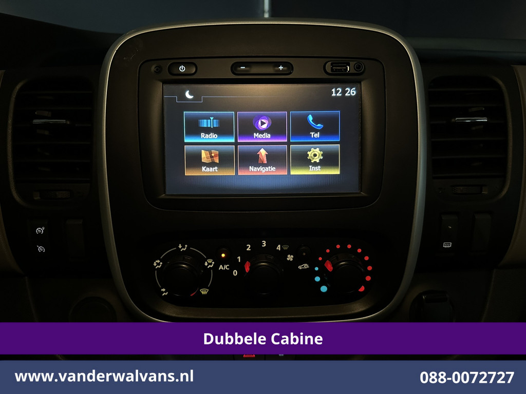 Renault Trafic 1.6 dCi 122pk inrichting L1H1 Dubbele cabine Euro6 Airco | 6-Zits | Navigatie Trekhaak, Cruisecontrol, Parkeersensoren, Bijrijdersbank 15