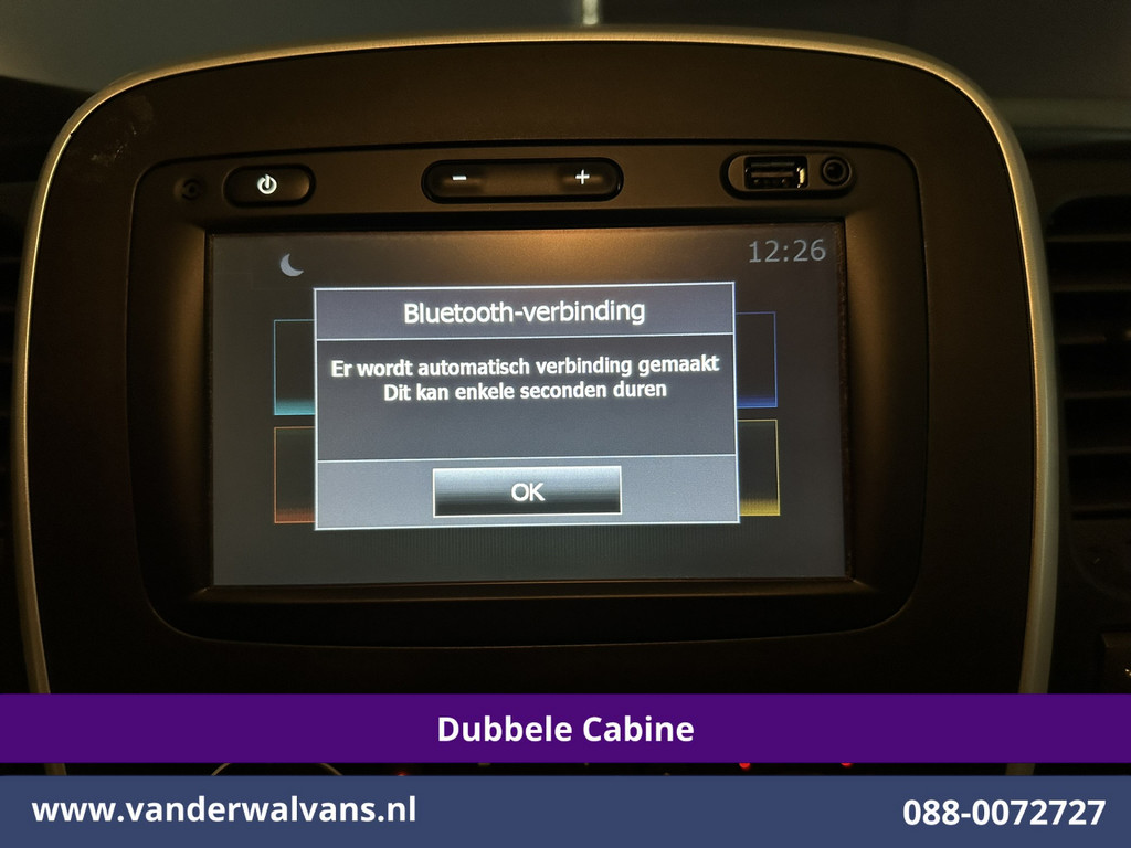 Renault Trafic 1.6 dCi 122pk inrichting L1H1 Dubbele cabine Euro6 Airco | 6-Zits | Navigatie Trekhaak, Cruisecontrol, Parkeersensoren, Bijrijdersbank 16