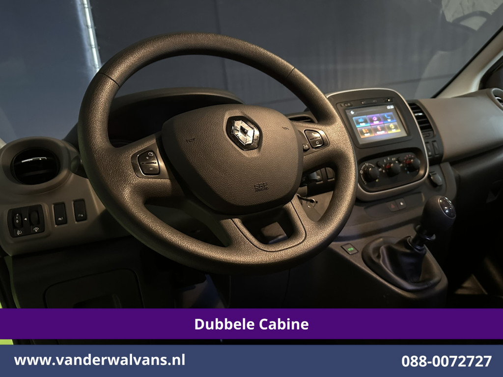 Renault Trafic 1.6 dCi 122pk inrichting L1H1 Dubbele cabine Euro6 Airco | 6-Zits | Navigatie Trekhaak, Cruisecontrol, Parkeersensoren, Bijrijdersbank 17