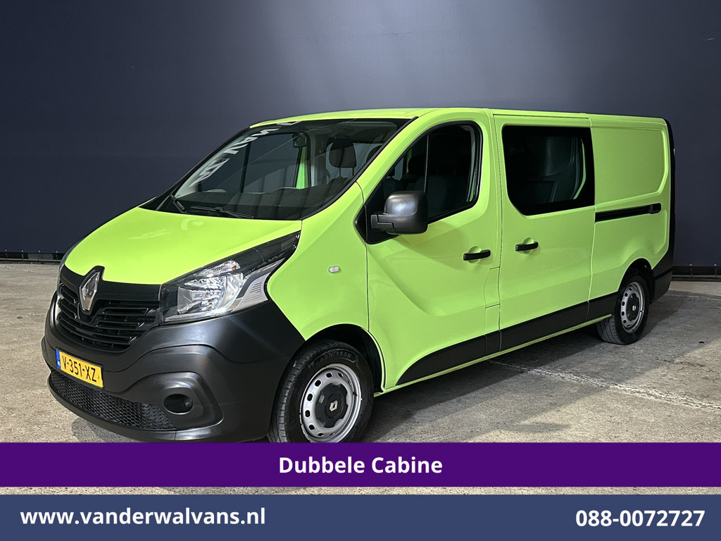 Renault Trafic 1.6 dCi L2H1 Dubbele Cabine Euro6 2x Zijdeur | Airco | 6-zits | Navigatie | Cruiscontrol Trekhaak, Bijrijdersbank, Parkeersensoren 10