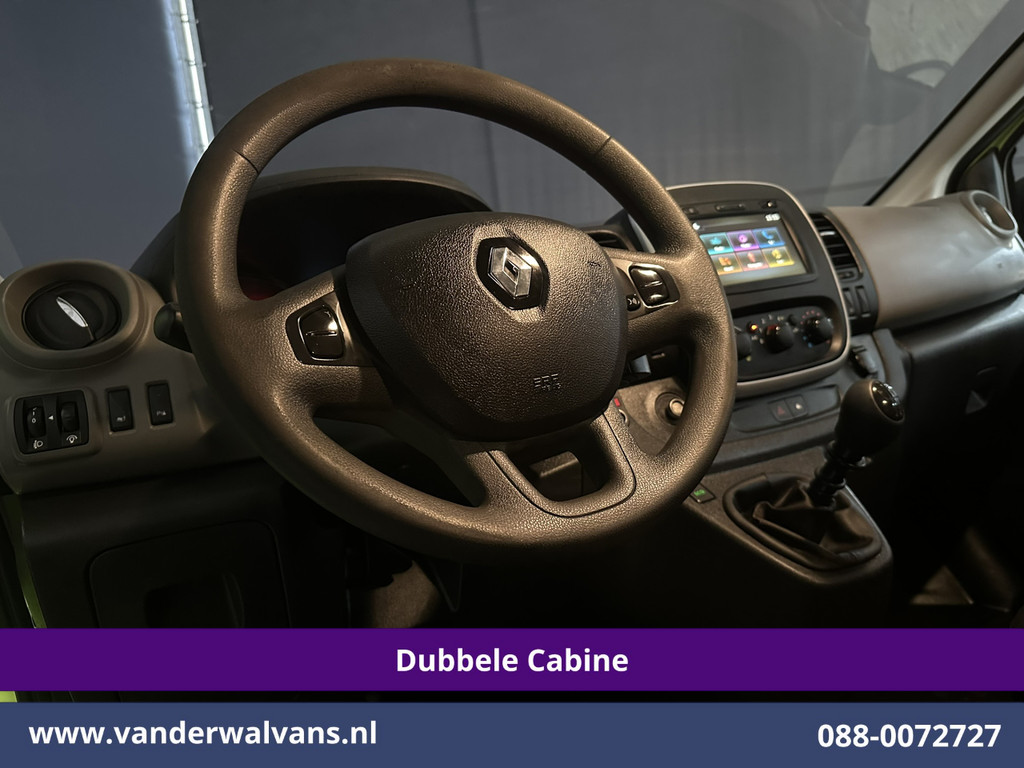 Renault Trafic 1.6 dCi L2H1 Dubbele Cabine Euro6 2x Zijdeur | Airco | 6-zits | Navigatie | Cruiscontrol Trekhaak, Bijrijdersbank, Parkeersensoren 15