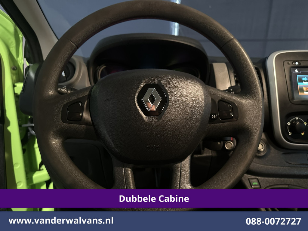 Renault Trafic 1.6 dCi L2H1 Dubbele Cabine Euro6 2x Zijdeur | Airco | 6-zits | Navigatie | Cruiscontrol Trekhaak, Bijrijdersbank, Parkeersensoren 16