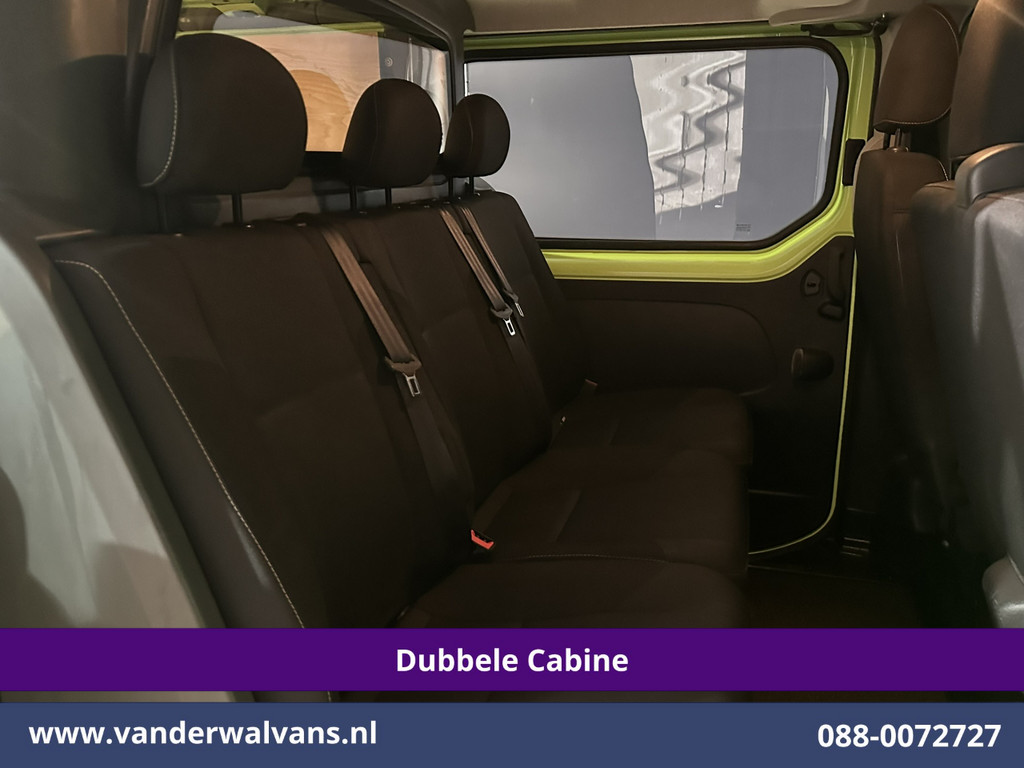 Renault Trafic 1.6 dCi L2H1 Dubbele Cabine Euro6 2x Zijdeur | Airco | 6-zits | Navigatie | Cruiscontrol Trekhaak, Bijrijdersbank, Parkeersensoren 7