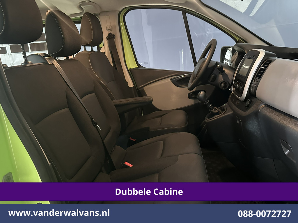 Renault Trafic 1.6 dCi L2H1 Dubbele Cabine Euro6 2x Zijdeur | Airco | 6-zits | Navigatie | Cruiscontrol Trekhaak, Bijrijdersbank, Parkeersensoren 8