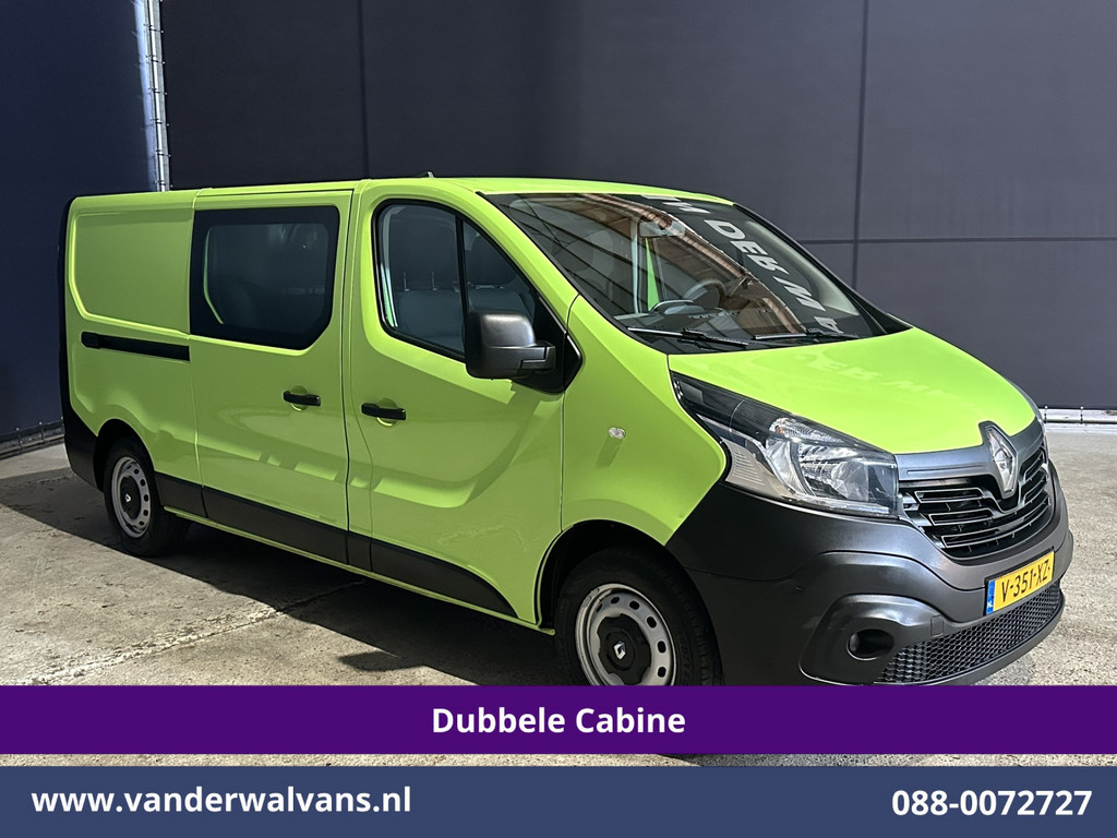 Renault Trafic 1.6 dCi L2H1 Dubbele Cabine Euro6 2x Zijdeur | Airco | 6-zits | Navigatie | Cruiscontrol Trekhaak, Bijrijdersbank, Parkeersensoren 9