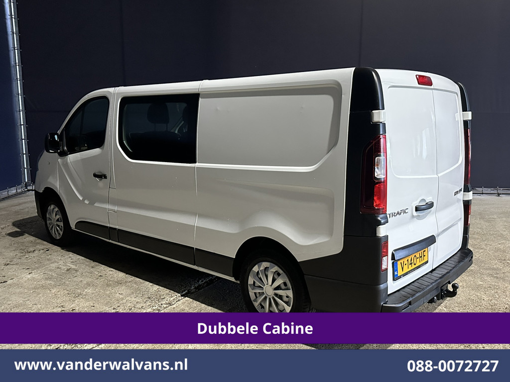 Renault Trafic 1.6 dCi L2H1 Dubbele cabine Euro6 Airco | 6-Zits | Navigatie | Cruisecontrol | Trekhaak | Parkeersensoren Bluetooth telefoonvoorbereiding 10