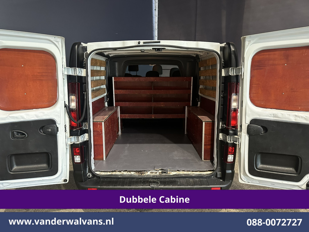 Renault Trafic 1.6 dCi L2H1 Dubbele cabine Euro6 Airco | 6-Zits | Navigatie | Cruisecontrol | Trekhaak | Parkeersensoren Bluetooth telefoonvoorbereiding 12