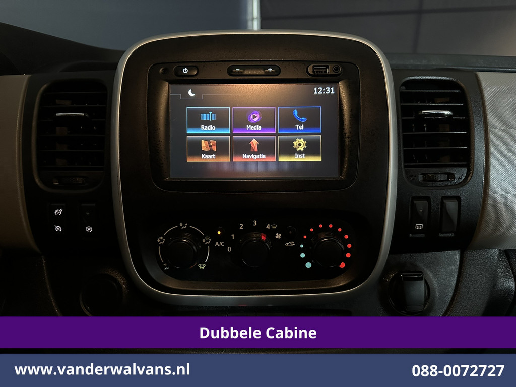 Renault Trafic 1.6 dCi L2H1 Dubbele cabine Euro6 Airco | 6-Zits | Navigatie | Cruisecontrol | Trekhaak | Parkeersensoren Bluetooth telefoonvoorbereiding 15