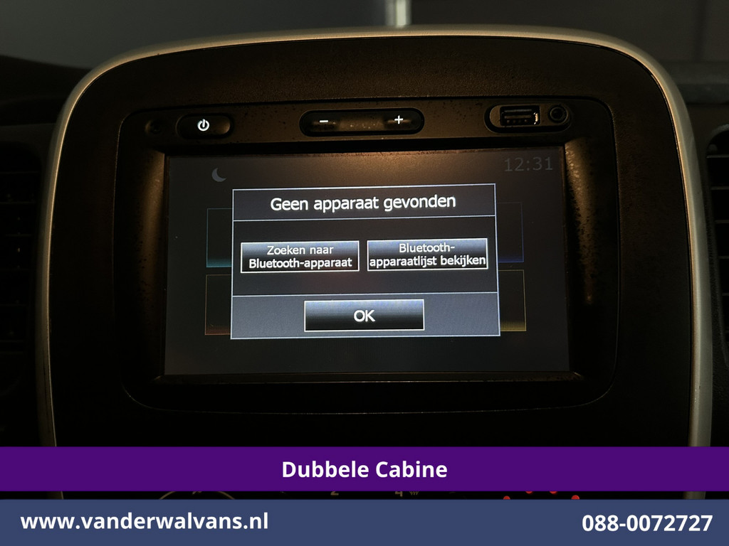 Renault Trafic 1.6 dCi L2H1 Dubbele cabine Euro6 Airco | 6-Zits | Navigatie | Cruisecontrol | Trekhaak | Parkeersensoren Bluetooth telefoonvoorbereiding 16