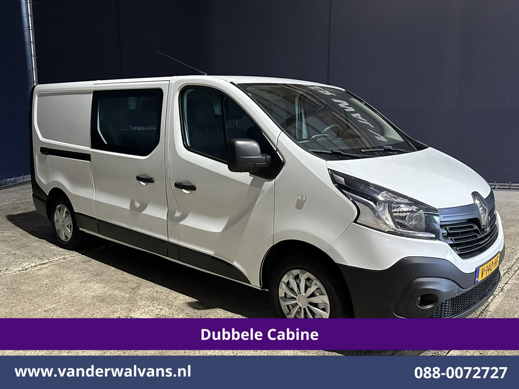 Renault Trafic 1.6 dCi L2H1 Dubbele cabine Euro6 Airco | 6-Zits | Navigatie | Cruisecontrol | Trekhaak | Parkeersensoren Bluetooth telefoonvoorbereiding 8