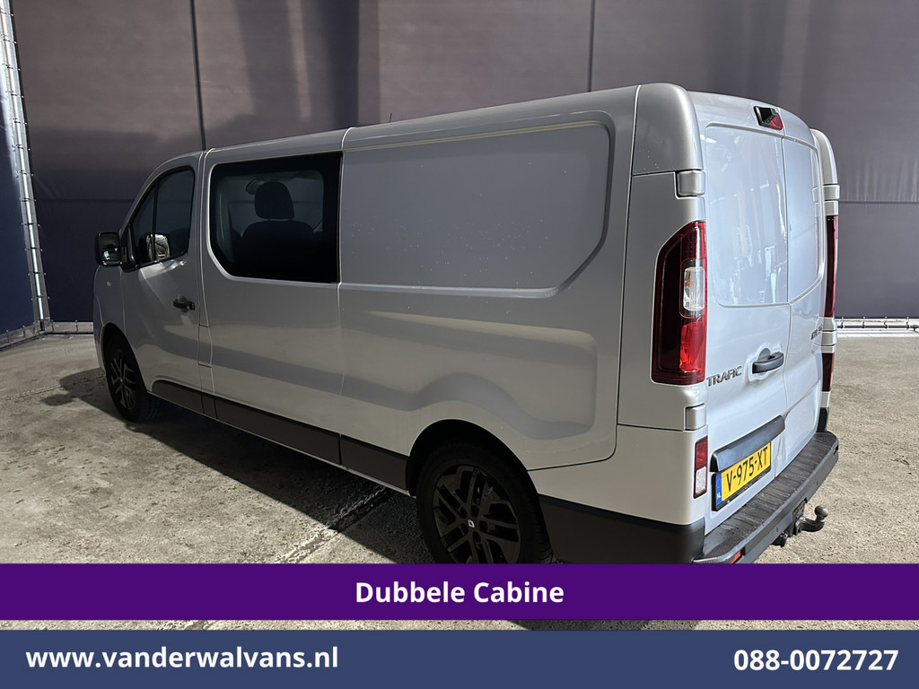 Renault Trafic 1.6 dCi **Marge, GEEN BTW** 126pk L2H1 Dubbele cabine Euro6 Airco | 6-Zits | Navigatie | Camera LM velgen, Cruisecontrol, Trekhaak, Parkeersensoren 11