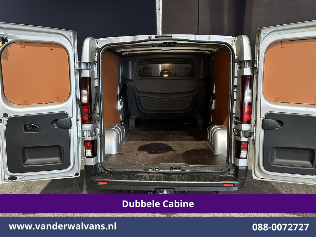 Renault Trafic 1.6 dCi **Marge, GEEN BTW** 126pk L2H1 Dubbele cabine Euro6 Airco | 6-Zits | Navigatie | Camera LM velgen, Cruisecontrol, Trekhaak, Parkeersensoren 13