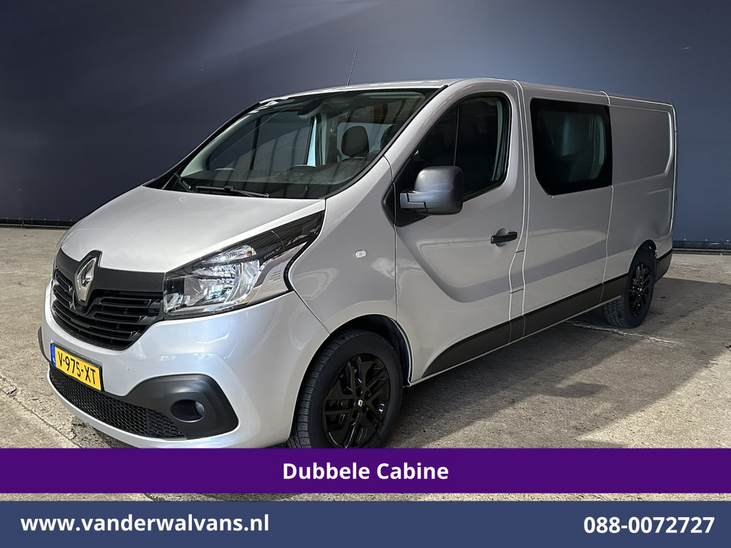 Renault Trafic 1.6 dCi **Marge, GEEN BTW** 126pk L2H1 Dubbele cabine Euro6 Airco | 6-Zits | Navigatie | Camera LM velgen, Cruisecontrol, Trekhaak, Parkeersensoren 9