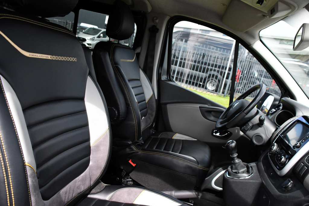 Renault Trafic 1.6 dCi T29 L2H1 DC Formula Edition Camera, Cruise, 145pk, 2 x Schuifdeur, Leder, multimedia, Clima, Trekhaak, Uniek! 18