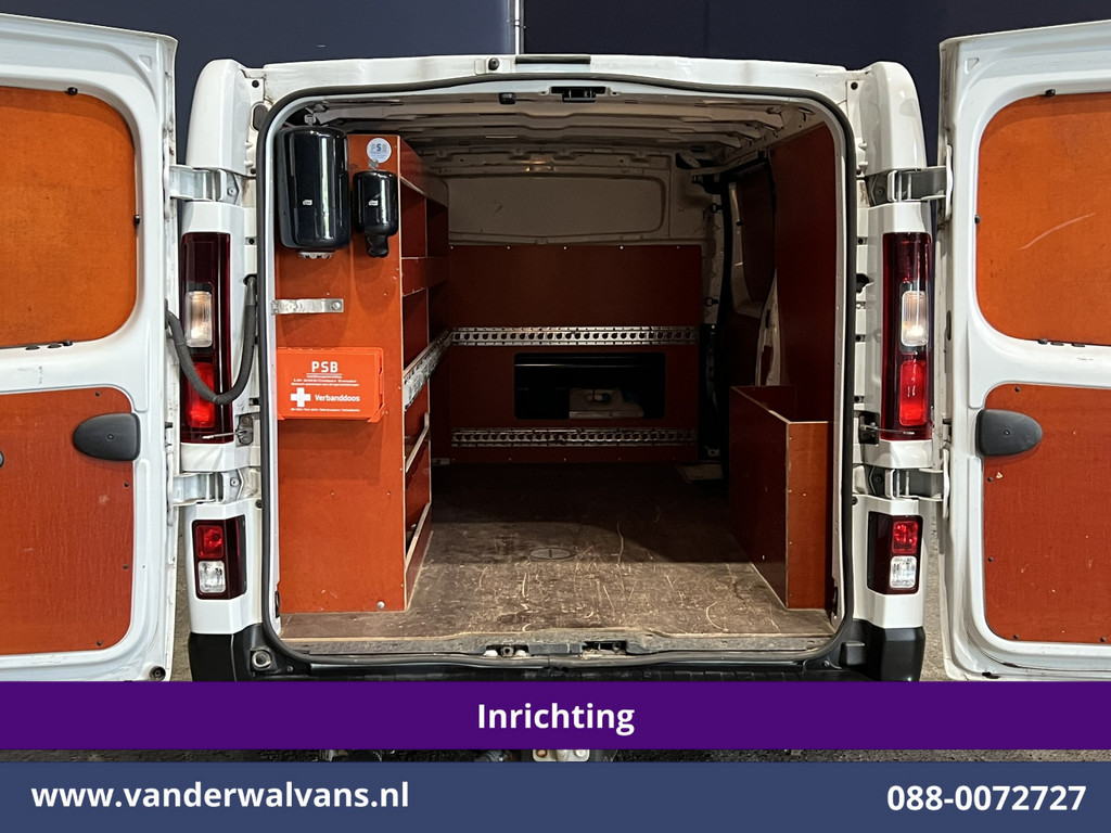 Renault Trafic 2.0 dCi 120pk L2H1 Inrichting Euro6 Airco | Camera | Navigatie | Trekhaak | LED | Cruisecontrol Parkeersensoren, Bijrijdersbank 13