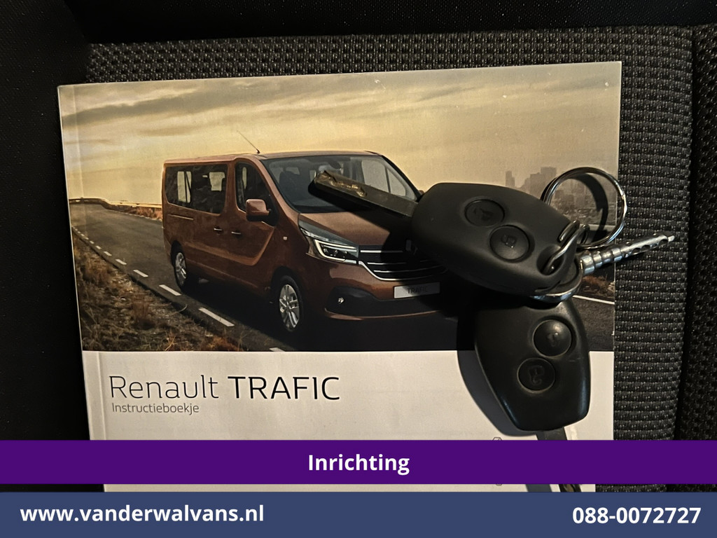 Renault Trafic 2.0 dCi 120pk L2H1 Inrichting Euro6 Airco | Camera | Navigatie | Trekhaak | LED | Cruisecontrol Parkeersensoren, Bijrijdersbank 19