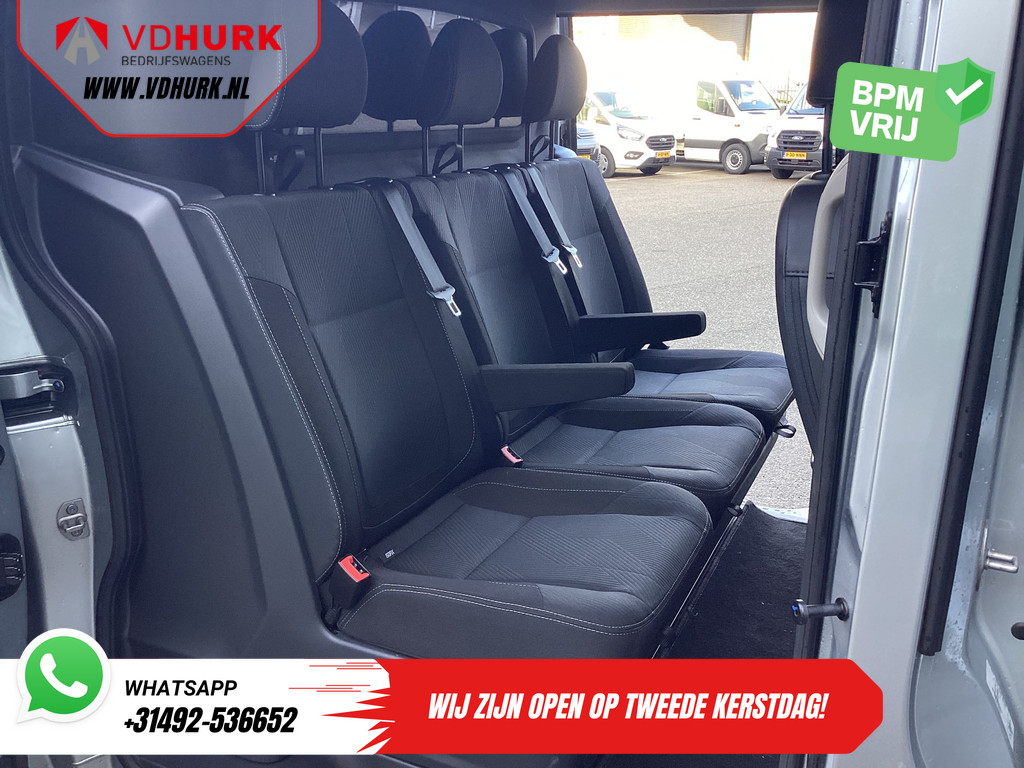 Renault Trafic 2.0 dCi 150 pk Aut. L2 DC Dubbel Cabine NL Auto/ 2xSchuifdeur/ LED/ Carplay/ Climate/ Camera/ PDC/ LMV 10